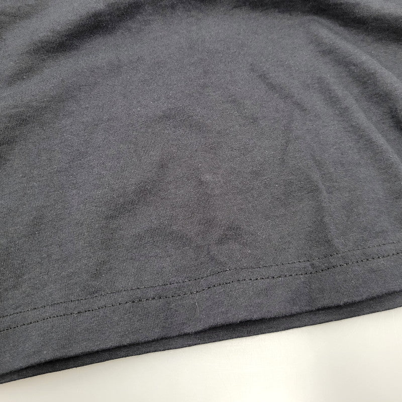 【中古品】【メンズ】 イタリア製 LOGO PRINT S/S TEE ロゴ プリント ショートスリーブ Tシャツ トップス 半袖 141-260226-ya-11-izu サイズ：L カラー：BLACK 万代Net店