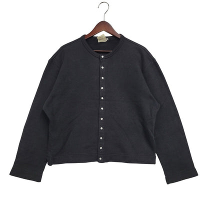 【中古品】【メンズ】 AGNES B. HOMME アニエスベーオム 日本製 SWEAT CARDIGAN スウェット カーディガン 141-260225-yn-06-izu サイズ：2 カラー：ブラック 万代Net店