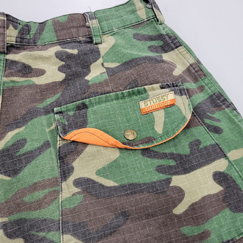 【中古品】【メンズ】 OLD STUSSY オールド ステューシー CAMO SHORTS カモ ショーツ ショートパンツ ボトムス 153-260226-ya-07-izu サイズ：30 カラー：マルチ 万代Net店