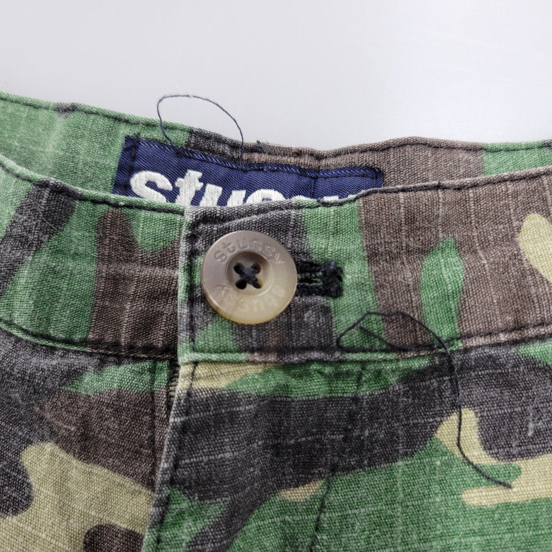 【中古品】【メンズ】 OLD STUSSY オールド ステューシー CAMO SHORTS カモ ショーツ ショートパンツ ボトムス 153-260226-ya-07-izu サイズ：30 カラー：マルチ 万代Net店