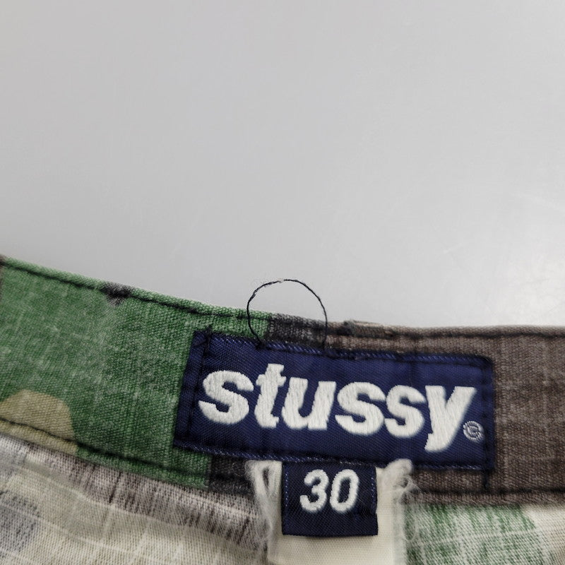【中古品】【メンズ】 OLD STUSSY オールド ステューシー CAMO SHORTS カモ ショーツ ショートパンツ ボトムス 153-260226-ya-07-izu サイズ：30 カラー：マルチ 万代Net店