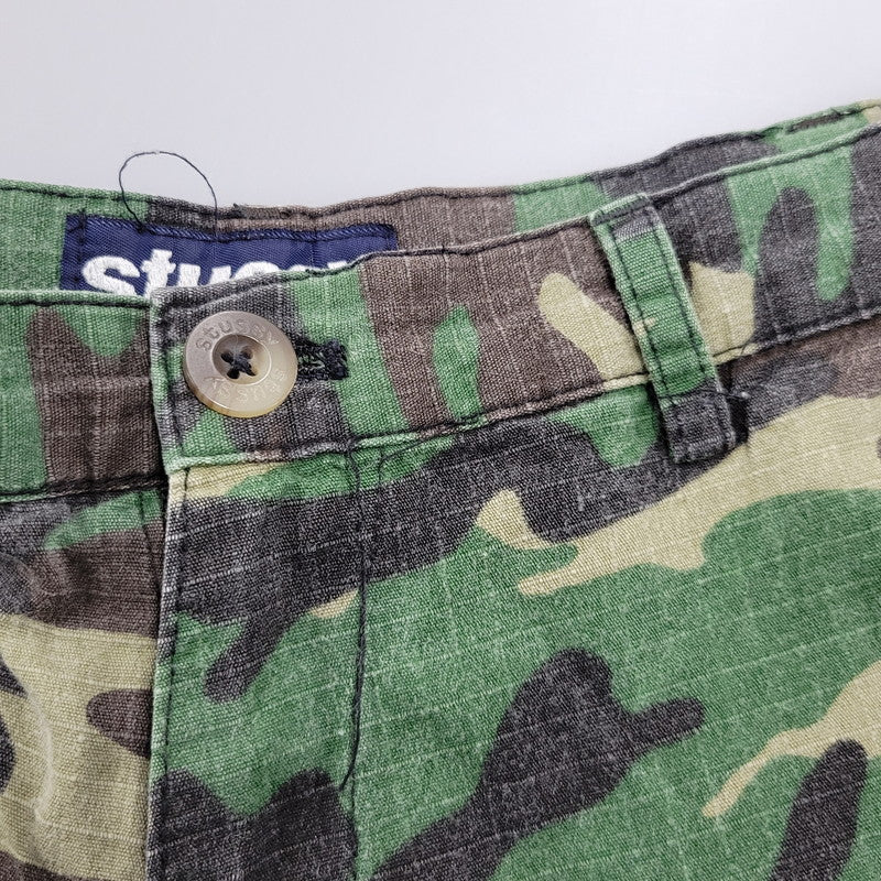 【中古品】【メンズ】 OLD STUSSY オールド ステューシー CAMO SHORTS カモ ショーツ ショートパンツ ボトムス 153-260226-ya-07-izu サイズ：30 カラー：マルチ 万代Net店