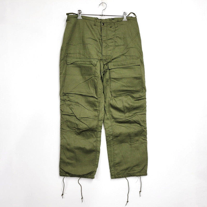 【中古品】【メンズ】 U.S.ARMY ユーエスアーミー DLA100-78-C-0953 1978年製 70S CHEMICAL PROTECTIVE CARGO PANTS ケミカル プロテクティブ カーゴ パンツ ボトムス ズボン 157-260304-cs-09-izu サイズ：L カラー：カーキ 万代Net店
