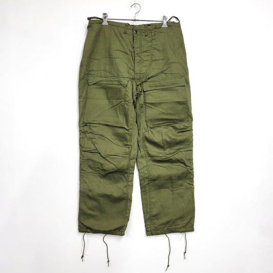【中古品】【メンズ】 U.S.ARMY ユーエスアーミー DLA100-78-C-0953 1978年製 70S CHEMICAL PROTECTIVE CARGO PANTS ケミカル プロテクティブ カーゴ パンツ ボトムス ズボン 157-260304-cs-09-izu サイズ：L カラー：カーキ 万代Net店