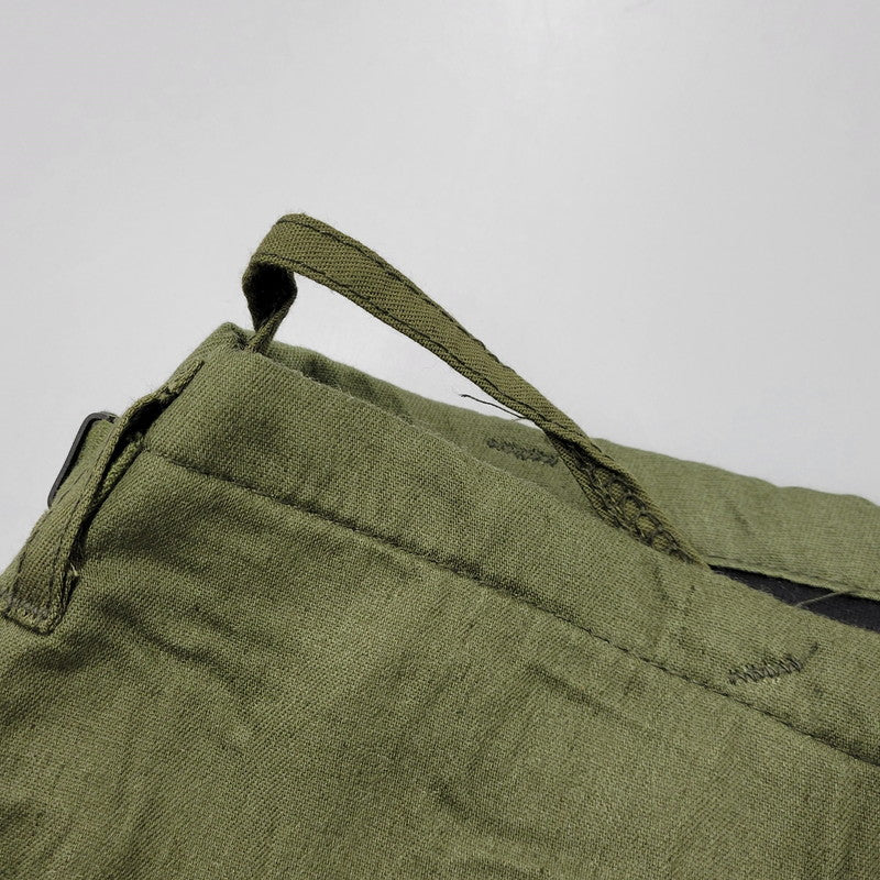 【中古品】【メンズ】 U.S.ARMY ユーエスアーミー DLA100-78-C-0953 1978年製 70S CHEMICAL PROTECTIVE CARGO PANTS ケミカル プロテクティブ カーゴ パンツ ボトムス ズボン 157-260304-cs-09-izu サイズ：L カラー：カーキ 万代Net店