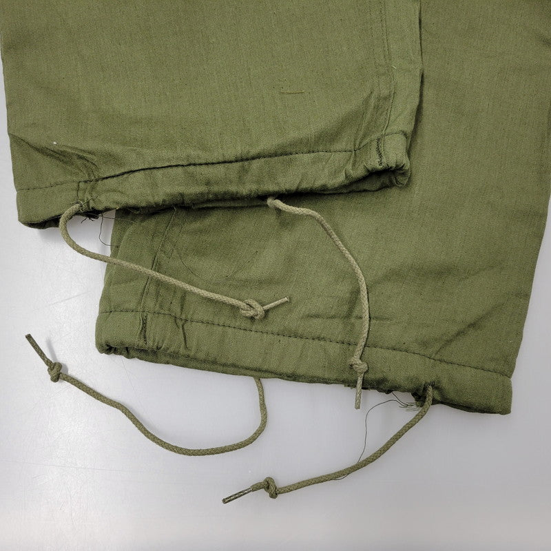 【中古品】【メンズ】 U.S.ARMY ユーエスアーミー DLA100-78-C-0953 1978年製 70S CHEMICAL PROTECTIVE CARGO PANTS ケミカル プロテクティブ カーゴ パンツ ボトムス ズボン 157-260304-cs-09-izu サイズ：L カラー：カーキ 万代Net店