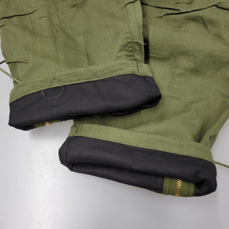 【中古品】【メンズ】 U.S.ARMY ユーエスアーミー DLA100-78-C-0953 1978年製 70S CHEMICAL PROTECTIVE CARGO PANTS ケミカル プロテクティブ カーゴ パンツ ボトムス ズボン 157-260304-cs-09-izu サイズ：L カラー：カーキ 万代Net店