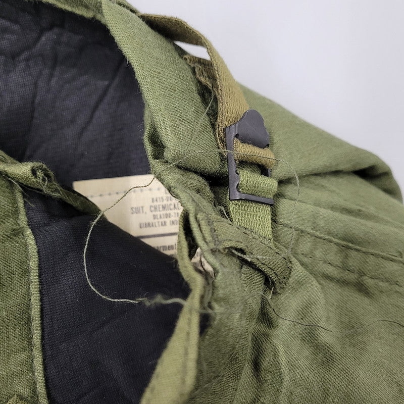 【中古品】【メンズ】 U.S.ARMY ユーエスアーミー DLA100-78-C-0953 1978年製 70S CHEMICAL PROTECTIVE CARGO PANTS ケミカル プロテクティブ カーゴ パンツ ボトムス ズボン 157-260304-cs-09-izu サイズ：L カラー：カーキ 万代Net店