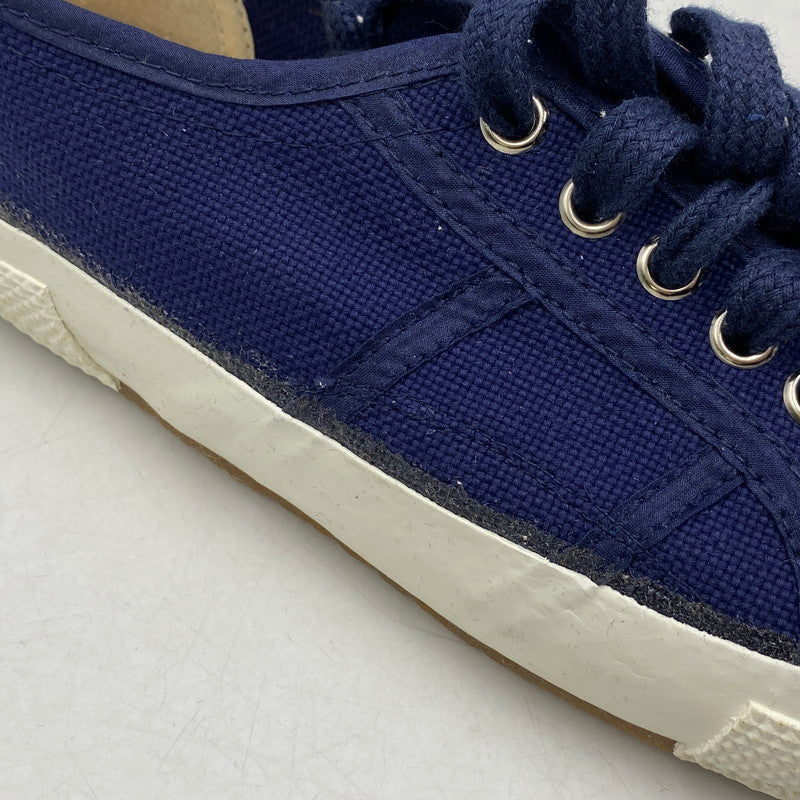 【中古品】【メンズ】 ITALIAN ARMY イタリアン アーミー イタリア軍 MARINA MILITARE DECK SHOES マリーナミリターレ デッキシューズ 靴 164-260304-as-09-izu サイズ：41 カラー：ネイビー 万代Net店