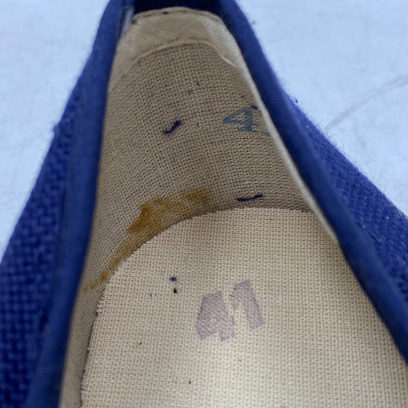 【中古品】【メンズ】 ITALIAN ARMY イタリアン アーミー イタリア軍 MARINA MILITARE DECK SHOES マリーナミリターレ デッキシューズ 靴 164-260304-as-09-izu サイズ：41 カラー：ネイビー 万代Net店