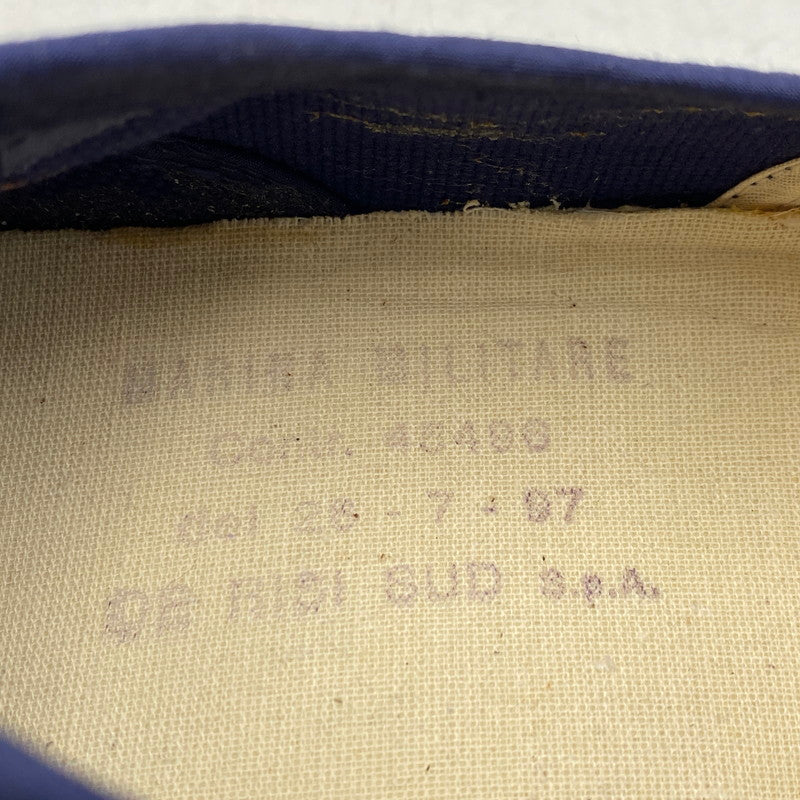 【中古品】【メンズ】 ITALIAN ARMY イタリアン アーミー イタリア軍 MARINA MILITARE DECK SHOES マリーナミリターレ デッキシューズ 靴 164-260304-as-09-izu サイズ：41 カラー：ネイビー 万代Net店