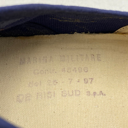 【中古品】【メンズ】 ITALIAN ARMY イタリアン アーミー イタリア軍 MARINA MILITARE DECK SHOES マリーナミリターレ デッキシューズ 靴 164-260304-as-09-izu サイズ：41 カラー：ネイビー 万代Net店