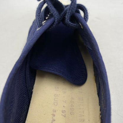 【中古品】【メンズ】 ITALIAN ARMY イタリアン アーミー イタリア軍 MARINA MILITARE DECK SHOES マリーナミリターレ デッキシューズ 靴 164-260304-as-09-izu サイズ：41 カラー：ネイビー 万代Net店