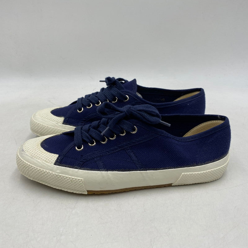 【中古品】【メンズ】 ITALIAN ARMY イタリアン アーミー イタリア軍 MARINA MILITARE DECK SHOES マリーナミリターレ デッキシューズ 靴 164-260304-as-09-izu サイズ：41 カラー：ネイビー 万代Net店