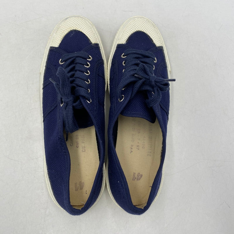 【中古品】【メンズ】 ITALIAN ARMY イタリアン アーミー イタリア軍 MARINA MILITARE DECK SHOES マリーナミリターレ デッキシューズ 靴 164-260304-as-09-izu サイズ：41 カラー：ネイビー 万代Net店