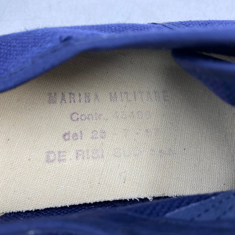 【中古品】【メンズ】 ITALIAN ARMY イタリアン アーミー イタリア軍 MARINA MILITARE DECK SHOES マリーナミリターレ デッキシューズ 靴 164-260304-as-09-izu サイズ：41 カラー：ネイビー 万代Net店