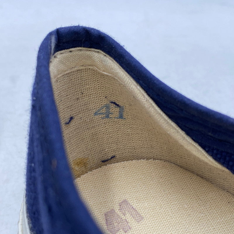 【中古品】【メンズ】 ITALIAN ARMY イタリアン アーミー イタリア軍 MARINA MILITARE DECK SHOES マリーナミリターレ デッキシューズ 靴 164-260304-as-09-izu サイズ：41 カラー：ネイビー 万代Net店