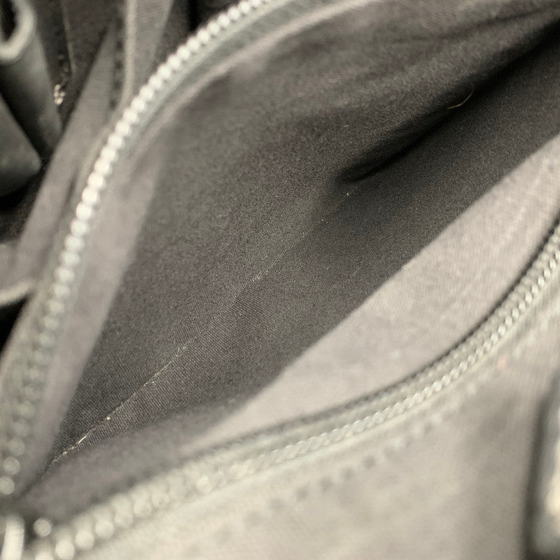 【現状渡し品】【メンズ/レディース】 LEATHER SHOULDER BAG レザー ショルダー バッグ カバン 188-260226-kh-03-izu カラー：ブラック 万代Net店
