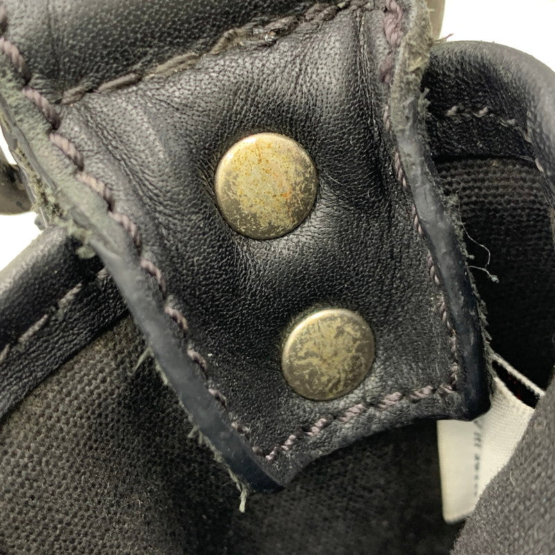 【現状渡し品】【メンズ/レディース】 LEATHER SHOULDER BAG レザー ショルダー バッグ カバン 188-260226-kh-03-izu カラー：ブラック 万代Net店