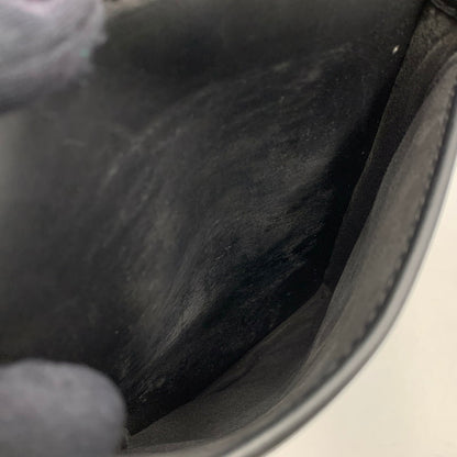 【現状渡し品】【メンズ/レディース】 LEATHER SHOULDER BAG レザー ショルダー バッグ カバン 188-260226-kh-03-izu カラー：ブラック 万代Net店