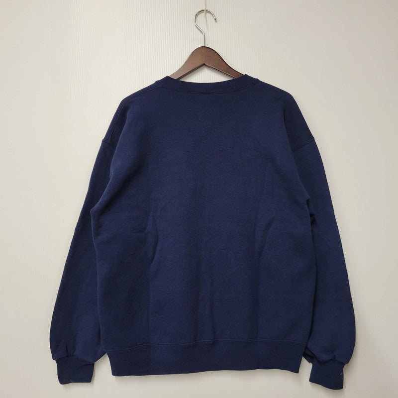 【中古品】【メンズ】 RUSSELL ラッセル USA製 BLANK SWEAT SHIRT ブランク スウェットシャツ トップス トレーナー 146-260226-ya-13-izu サイズ：L カラー：ネイビー 万代Net店