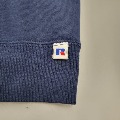 【中古品】【メンズ】 RUSSELL ラッセル USA製 BLANK SWEAT SHIRT ブランク スウェットシャツ トップス トレーナー 146-260226-ya-13-izu サイズ：L カラー：ネイビー 万代Net店