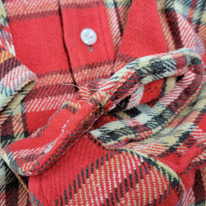 【中古品】【メンズ】 BIG MAC ビッグ マック 赤単色タグ HEAVY FLANNEL SHIRT ヘビー フランネル シャツ トップス 長袖 146-260226-ya-12-izu サイズ：M カラー：RED 万代Net店