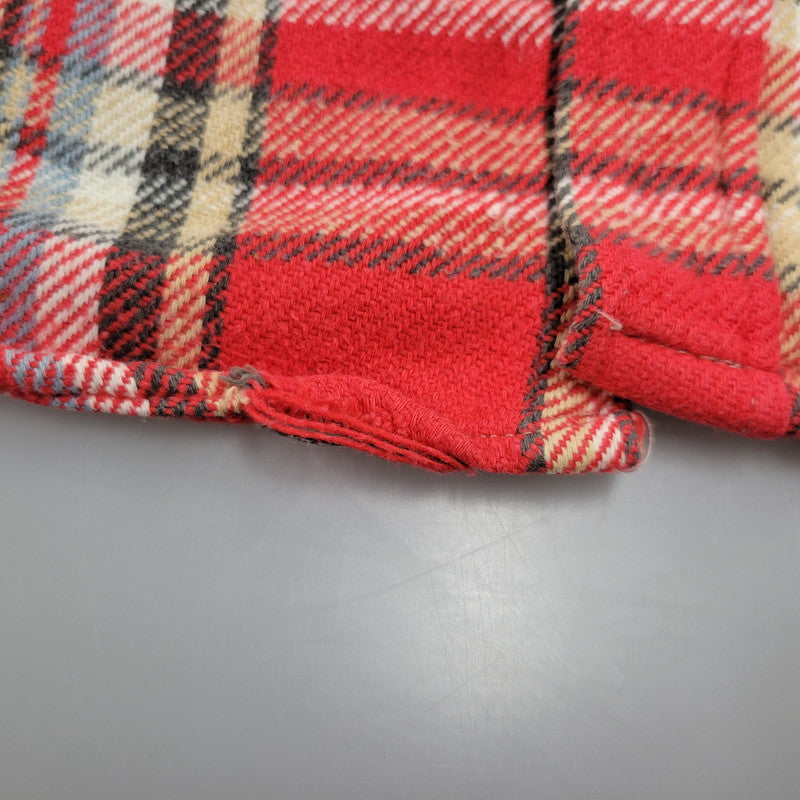 【中古品】【メンズ】 BIG MAC ビッグ マック 赤単色タグ HEAVY FLANNEL SHIRT ヘビー フランネル シャツ トップス 長袖 146-260226-ya-12-izu サイズ：M カラー：RED 万代Net店