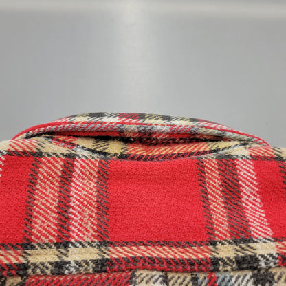 【中古品】【メンズ】 BIG MAC ビッグ マック 赤単色タグ HEAVY FLANNEL SHIRT ヘビー フランネル シャツ トップス 長袖 146-260226-ya-12-izu サイズ：M カラー：RED 万代Net店