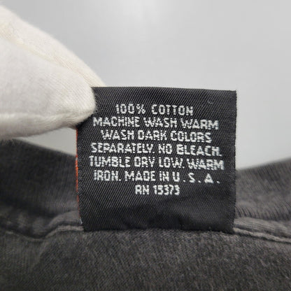 【中古品】【メンズ】 HARLEY-DAVIDSON ハーレーダビッドソン 両シングル OFF THE SCALE PRINT SS TEE オフ ザ スケール プリント ショートスリーブ Tシャツ 半袖 トップス 146-260329-kh-01-izu サイズ：M カラー：ブラック 万代Net店