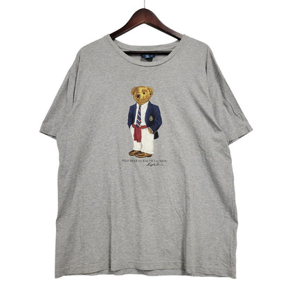 【中古品】【メンズ】 POLO by RALPH LOUREN ポロ バイ ラルフローレン BLAZER POLO BEAR TEE ブレーザー ポロ ベア Tシャツ トップス 半袖 146-260303-ya-15-izu サイズ：L カラー：グレー 万代Net店