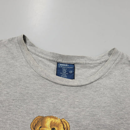 【中古品】【メンズ】 POLO by RALPH LOUREN ポロ バイ ラルフローレン BLAZER POLO BEAR TEE ブレーザー ポロ ベア Tシャツ トップス 半袖 146-260303-ya-15-izu サイズ：L カラー：グレー 万代Net店