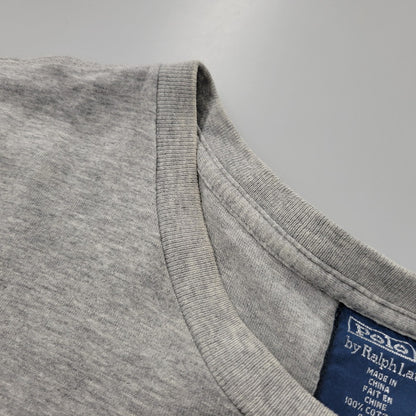 【中古品】【メンズ】 POLO by RALPH LOUREN ポロ バイ ラルフローレン BLAZER POLO BEAR TEE ブレーザー ポロ ベア Tシャツ トップス 半袖 146-260303-ya-15-izu サイズ：L カラー：グレー 万代Net店