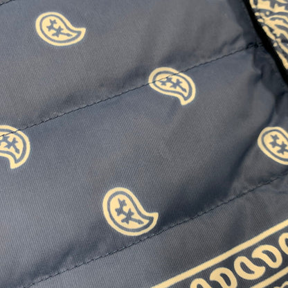 【中古品】【メンズ】 RLX RALPH LAUREN アールエルエックス ラルフローレン 784539049001 PAISLEY QUILTING DOWN JACKET ペイズリー キルティング ダウン ジャケット アウター 147-260224-cs-01-izu サイズ：M カラー：ブルー×ホワイト 万代Net店