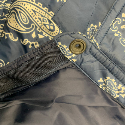 【中古品】【メンズ】 RLX RALPH LAUREN アールエルエックス ラルフローレン 784539049001 PAISLEY QUILTING DOWN JACKET ペイズリー キルティング ダウン ジャケット アウター 147-260224-cs-01-izu サイズ：M カラー：ブルー×ホワイト 万代Net店