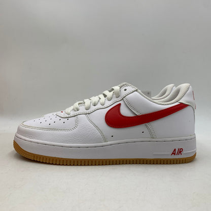 【中古美品】【メンズ】 AIR FORCE 1 LOW RETRO DJ3911-102 エア フォース 1 ロー レトロ スニーカー シューズ 靴 160-260226-as-06-izu サイズ：27.5cm カラー：WHITE/UNIVERSITY RED 万代Net店