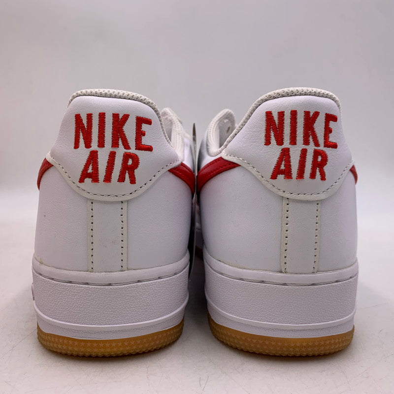 【中古美品】【メンズ】 AIR FORCE 1 LOW RETRO DJ3911-102 エア フォース 1 ロー レトロ スニーカー シューズ 靴 160-260226-as-06-izu サイズ：27.5cm カラー：WHITE/UNIVERSITY RED 万代Net店