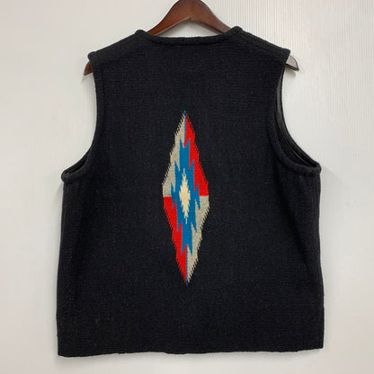 【中古品】【メンズ】 ORTEGA'S オルテガ WOOL CHIMAYO VEST ウール チマヨ ベスト 146-260224-cs-07-izu サイズ：42 カラー：ブラック 万代Net店