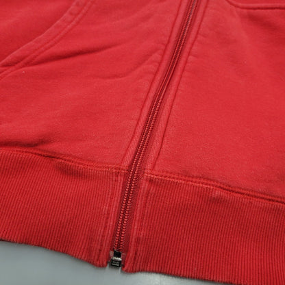 【中古品】【メンズ】 VAN JAC ヴァンヂャケット 045M01-002 BACK ARCH LOGO FULLZIP HOODIE バック アーチ ロゴ フルジップ フーディー トップス パーカー 147-260302-ya-05-izu サイズ：LL カラー：レッド 万代Net店