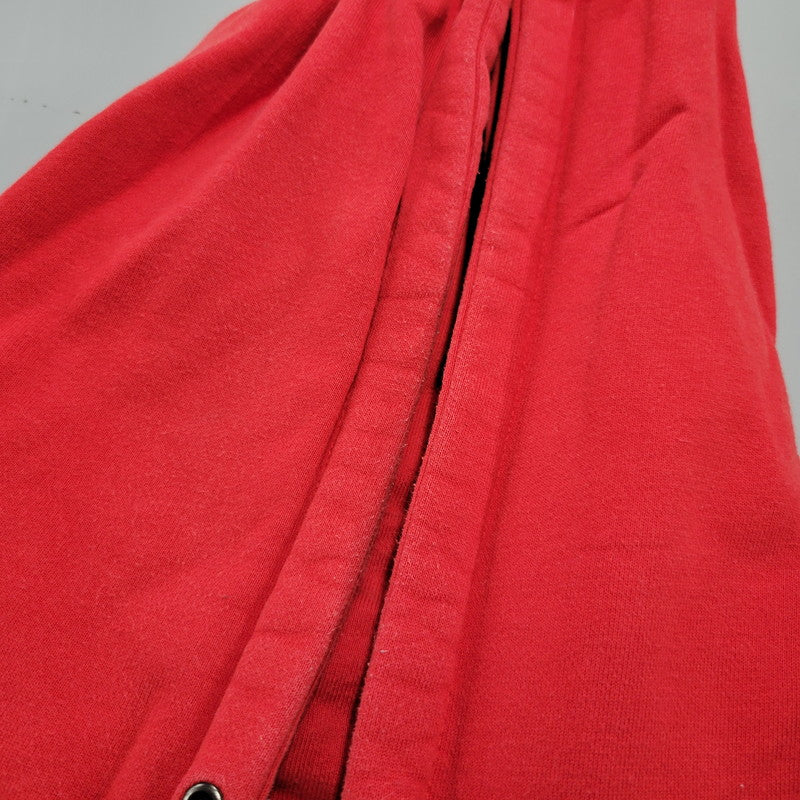 【中古品】【メンズ】 VAN JAC ヴァンヂャケット 045M01-002 BACK ARCH LOGO FULLZIP HOODIE バック アーチ ロゴ フルジップ フーディー トップス パーカー 147-260302-ya-05-izu サイズ：LL カラー：レッド 万代Net店