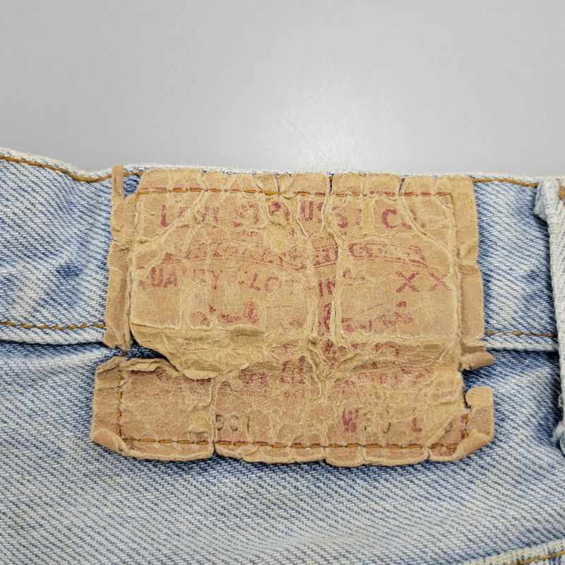 【現状渡し品】【メンズ】 501-0000 刻印555 501XX DENIM PANTS デニム パンツ ズボン ボトムス 157-260226-ya-04-izu サイズ：30×36 カラー：ライトインディゴ 万代Net店