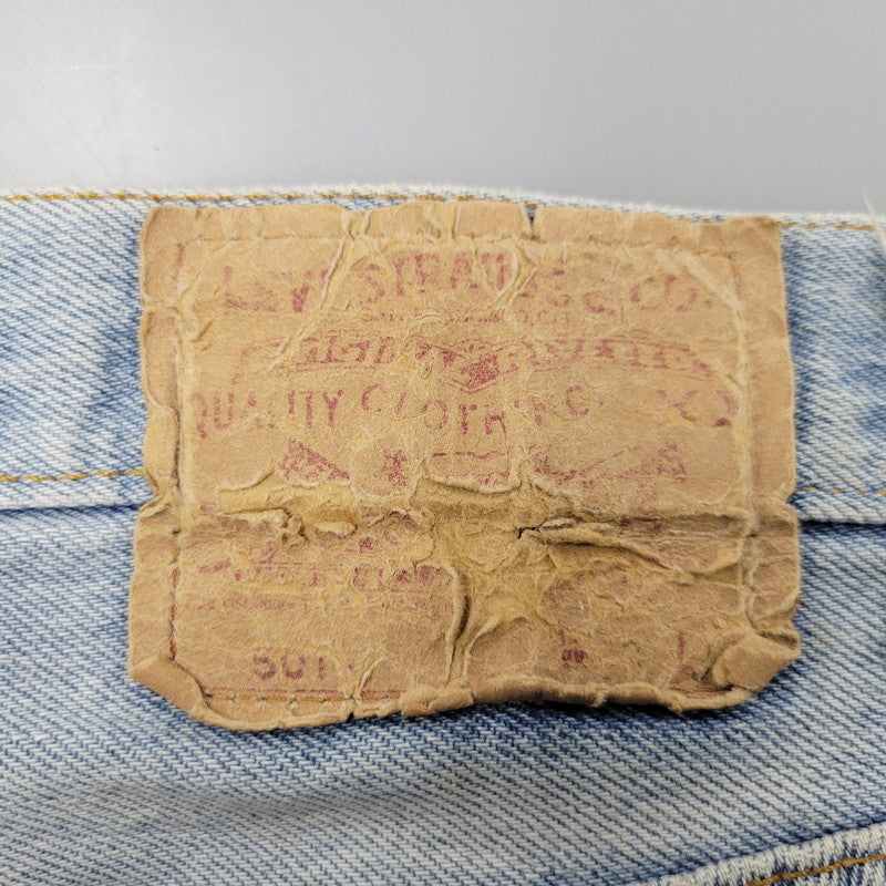 【現状渡し品】【メンズ】 80S 刻印524 501XX DENIM PANTS デニム パンツ ボトムス 157-260225-yn-05-izu サイズ：W33 L36 カラー：ライトインディゴ 万代Net店