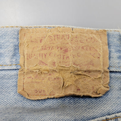 【現状渡し品】【メンズ】 80S 刻印524 501XX DENIM PANTS デニム パンツ ボトムス 157-260225-yn-05-izu サイズ：W33 L36 カラー：ライトインディゴ 万代Net店