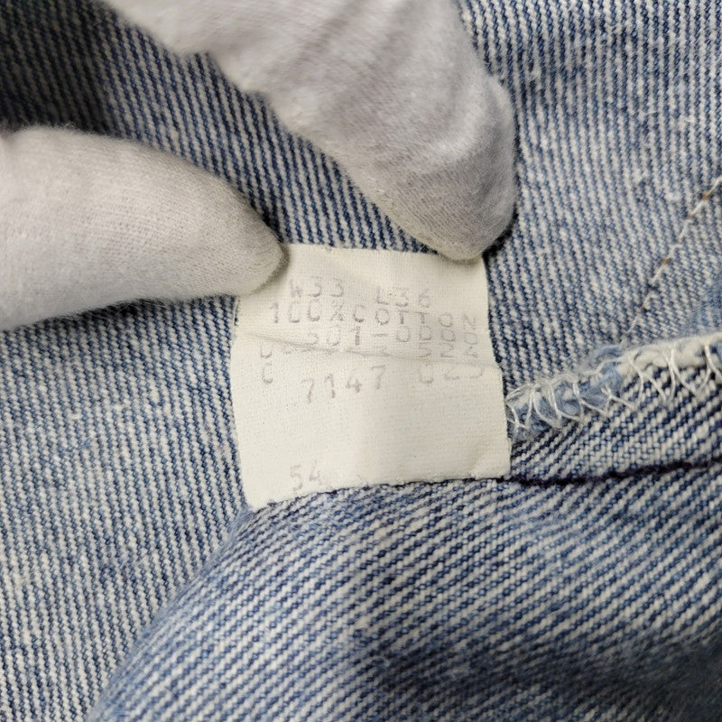 【現状渡し品】【メンズ】 80S 刻印524 501XX DENIM PANTS デニム パンツ ボトムス 157-260225-yn-05-izu サイズ：W33 L36 カラー：ライトインディゴ 万代Net店