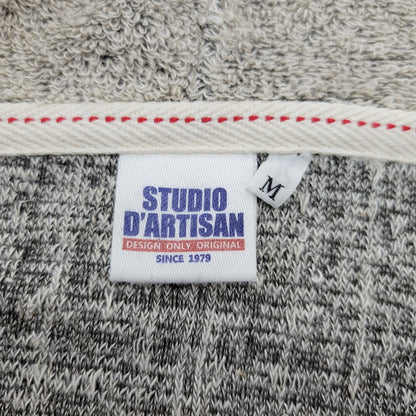 【中古品】【メンズ】 STUDIO D'ARTISAN ステュディオ ダ ルチザン PILE FULL ZIP PARKA パイル フルジップ パーカー トップス 長袖 145-260302-ya-02-izu サイズ：M カラー：グレー系 万代Net店