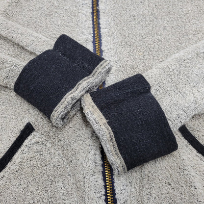 【中古品】【メンズ】 STUDIO D'ARTISAN ステュディオ ダ ルチザン PILE FULL ZIP PARKA パイル フルジップ パーカー トップス 長袖 145-260302-ya-02-izu サイズ：M カラー：グレー系 万代Net店