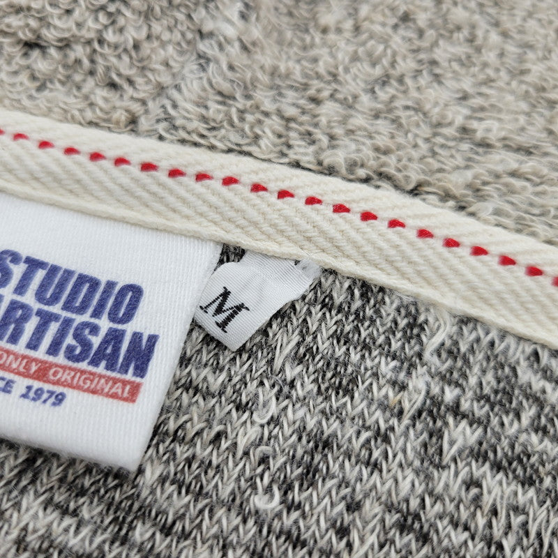【中古品】【メンズ】 STUDIO D'ARTISAN ステュディオ ダ ルチザン PILE FULL ZIP PARKA パイル フルジップ パーカー トップス 長袖 145-260302-ya-02-izu サイズ：M カラー：グレー系 万代Net店