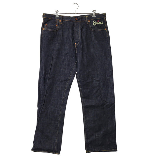 【中古品】【メンズ】 EVISU エヴィス 20TH ANNIVERSARY DENIM PANTS デニムパンツ 戒×カモメ 刺繍 ジーンズ ボトムス 156-260225-as-09-izu サイズ：40 カラー：インディゴ 万代Net店