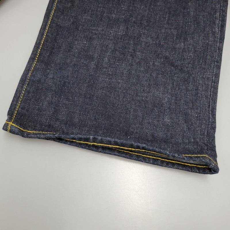 【中古品】【メンズ】 EVISU エヴィス 20TH ANNIVERSARY DENIM PANTS デニムパンツ 戒×カモメ 刺繍 ジーンズ ボトムス 156-260225-as-09-izu サイズ：40 カラー：インディゴ 万代Net店