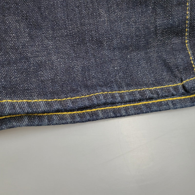 【中古品】【メンズ】 EVISU エヴィス 20TH ANNIVERSARY DENIM PANTS デニムパンツ 戒×カモメ 刺繍 ジーンズ ボトムス 156-260225-as-09-izu サイズ：40 カラー：インディゴ 万代Net店